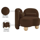 Meridian Daphne Brown Velvet Chair IMAGE 18