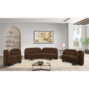 Meridian Daphne Brown Velvet Sofa IMAGE 16