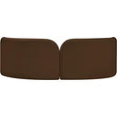 Meridian Daphne Brown Velvet Sofa IMAGE 7