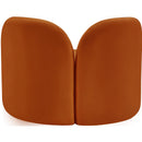 Meridian Daphne Cognac Velvet Chair IMAGE 7