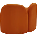 Meridian Daphne Cognac Velvet Chair IMAGE 8