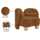 Meridian Daphne Saddle Velvet Chair IMAGE 18