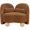 Meridian Daphne Saddle Velvet Chair IMAGE 5