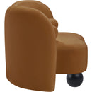 Meridian Daphne Saddle Velvet Chair IMAGE 6