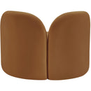 Meridian Daphne Saddle Velvet Chair IMAGE 7