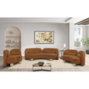 Meridian Daphne Saddle Velvet Loveseat IMAGE 15
