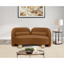 Meridian Daphne Saddle Velvet Loveseat IMAGE 3