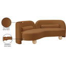 Meridian Daphne Saddle Velvet Sofa IMAGE 18