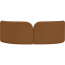 Meridian Daphne Saddle Velvet Sofa IMAGE 7