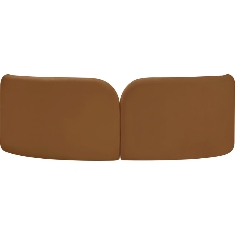 Meridian Daphne Saddle Velvet Sofa IMAGE 7