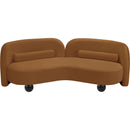 Meridian Daphne Saddle Velvet Sofa IMAGE 9