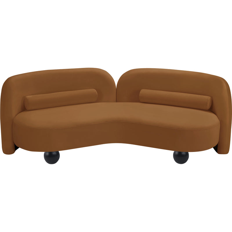 Meridian Daphne Saddle Velvet Sofa IMAGE 9