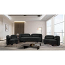 Meridian Daphne Black Boucle Fabric Sofa IMAGE 16
