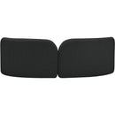 Meridian Daphne Black Boucle Fabric Sofa IMAGE 7