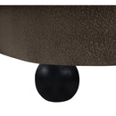 Meridian Daphne Brown Boucle Fabric Chair IMAGE 11