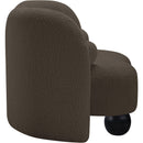 Meridian Daphne Brown Boucle Fabric Chair IMAGE 6