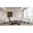 Meridian Daphne Cream Boucle Fabric Chair IMAGE 15