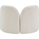 Meridian Daphne Cream Boucle Fabric Chair IMAGE 7