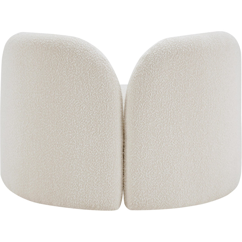 Meridian Daphne Cream Boucle Fabric Chair IMAGE 7
