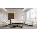 Meridian Daphne Cream Boucle Fabric Sofa IMAGE 16