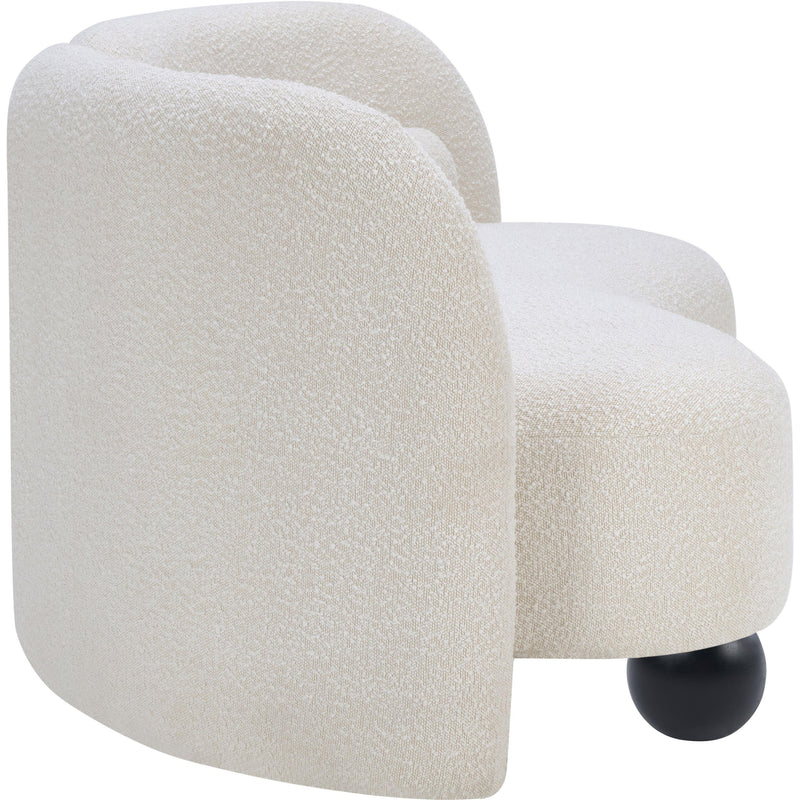 Meridian Daphne Cream Boucle Fabric Sofa IMAGE 6