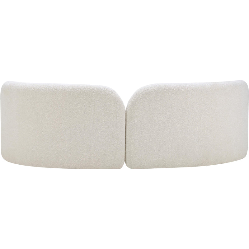 Meridian Daphne Cream Boucle Fabric Sofa IMAGE 7