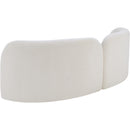 Meridian Daphne Cream Boucle Fabric Sofa IMAGE 8