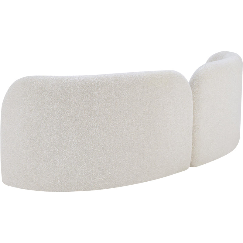 Meridian Daphne Cream Boucle Fabric Sofa IMAGE 8