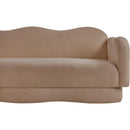 Meridian Bloom Beige Teddy Fabric Sofa IMAGE 12