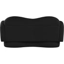 Meridian Bloom Black Teddy Fabric Loveseat IMAGE 5