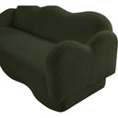 Meridian Bloom Green Teddy Fabric Sofa IMAGE 10