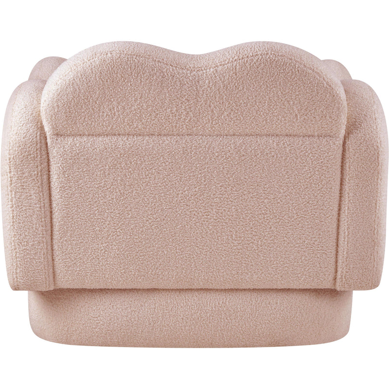Meridian Bloom Pink Teddy Fabric Chair IMAGE 5