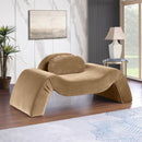 Meridian Austin Beige Velvet Chair IMAGE 2