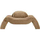 Meridian Austin Beige Velvet Chair IMAGE 3