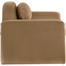 Meridian Austin Beige Velvet Chair IMAGE 4