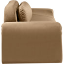 Meridian Austin Beige Velvet Sofa IMAGE 4