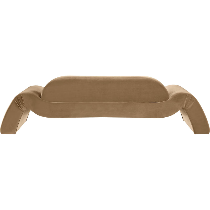 Meridian Austin Beige Velvet Sofa IMAGE 5