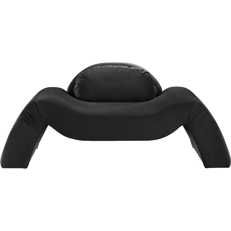 Meridian Austin Black Velvet Chair IMAGE 3