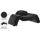 Meridian Austin Black Velvet Chair IMAGE 8