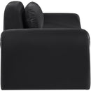 Meridian Austin Black Velvet Loveseat IMAGE 4