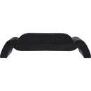 Meridian Austin Black Velvet Sofa IMAGE 5