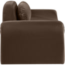 Meridian Austin Brown Velvet Loveseat IMAGE 4