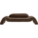 Meridian Austin Brown Velvet Sofa IMAGE 3