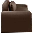 Meridian Austin Brown Velvet Sofa IMAGE 4