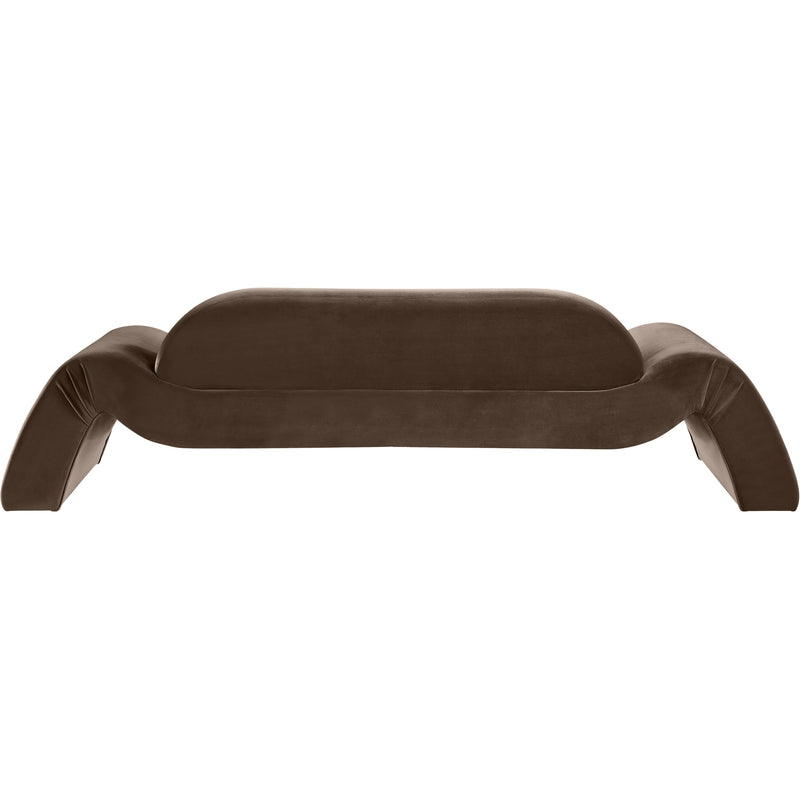 Meridian Austin Brown Velvet Sofa IMAGE 5