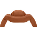 Meridian Austin Cognac Velvet Chair IMAGE 3