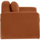 Meridian Austin Cognac Velvet Chair IMAGE 4
