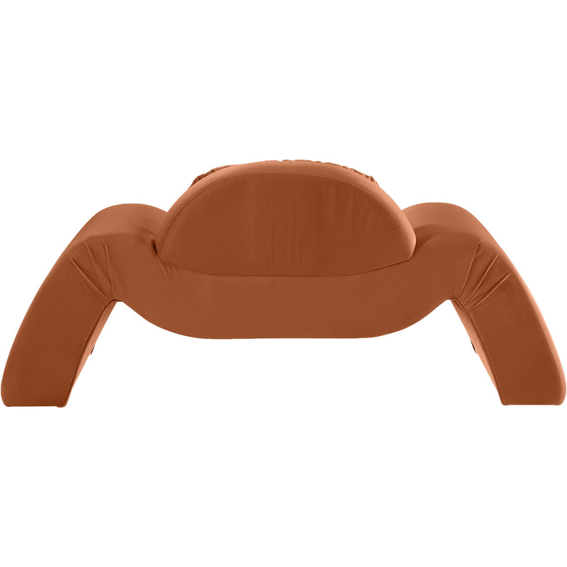 Meridian Austin Cognac Velvet Chair IMAGE 5