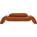 Meridian Austin Cognac Velvet Sofa IMAGE 3