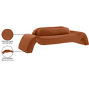 Meridian Austin Cognac Velvet Sofa IMAGE 8